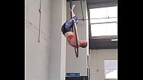 Realised it's been a while since I last shared what I've been working on in aerial hoop. This isn't the smoothest as I'm ...