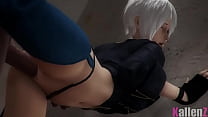 Angel from The King of Fighters Fucks big ass