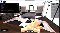 Follando a puta gringa en condominio de roblox