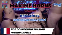 Avec khalamite et Emmadominatric1, on ne fait pas les choses à moitié Sexe hardcore, cumshot explosif, et une scèn...