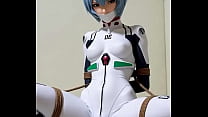 Rei Ayanami tied by rope