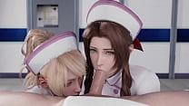 Final Fantasy girls blowjob compilation