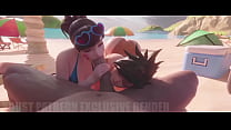tracer & waveracer d.va (overwatch) by threedust