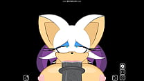Shadow Transformed (Sonic Transformed 3) Rouge the bat blowjob scene