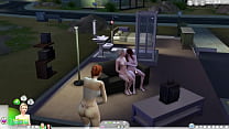 Lesbian strapon The sims 4