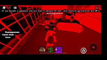 Roblox slut fucks hunky dude with music