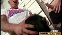 Ebony gets group cumshots 26