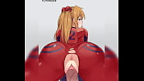 Asuka Reverse Cowgirl POV Hentai