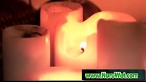Sexy masseuse blowjob cock in nuru massage 07