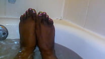 hot and wet pretty feet