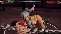 Aine O'Rackie VS Gigi (Naked Fighter 3D)