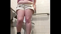 Pissing & Teasing You With My Hot Ass in Public Restrooms