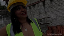 Trabalho e Tesão: A Masturbação Selvagem da Arquiteta em Plena Obra!