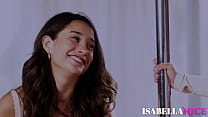 Pole Dancing Instructor Isabella Nice Seduces Blonde Babe Jessie Rodgers
