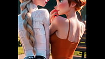 What’s Elsa & Anna’s secret seduction? – AI GENERATED – #disney #shorts