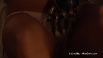 Tight Tied Up Lesbian Slave Moans And Orgasms From Fingering With Mistress