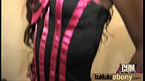 Ebony in a huge bukkake 26