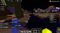 Jogando minecraft muito gostoso (gozei?)