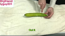 Banana Homemade Sex Toy Tutorial - Guy Dirty Talk Loud Moaning Cum
