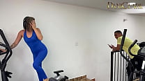 Latina girl gets fucked by her new friend from the gym