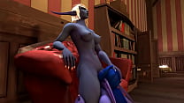 Night Elf Eats Out Nightborne on Couch [WOW SFM]