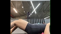 Crazy fucking in the gym
