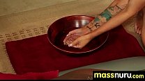 slippery nuru massage for lucky dude 2