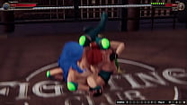 Twiggy Nelson VS Kallan (Naked Fighter 3D)