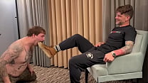 Foot Fag Worships & Gets Fucked up