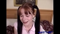 Dishy brunette Vikki enjoys hardcore sex