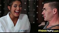 Sweetie gives a hot slippery nuru massage 26
