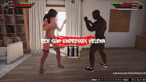 Helena VS Rex Sum (Naked Fighter 3D)