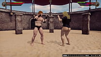 Vilkor VS Rachel (Naked Fighter 3D)