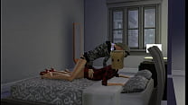 The Sims 4 sex strapon sex with package lucien