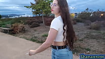SHANAXNOW SMOKING FETISH BIG ASS WALKING IN TIGHT JEANS