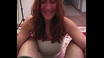 Taylor Chubby Brunette MILF POV Sucks, Jerks, & Fucks BF