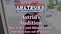 Cute Kinky Redhead Astrid Rubs Her Twat And Enjoys To Suck And Ride A Cock!