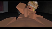 Blonde copy and paste bitch gets fucked for robux (Roblox porn)