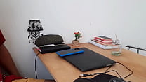 Mature woman had anal sex with a computer technician