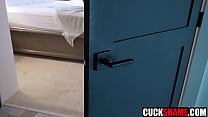 Cuckold husband spying on cheating wife