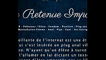 Une Retenue Impossible - French Audio Porn Femdom Anal