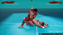 Furia VS Master Ken Baiter (Naked Fighter 3D)