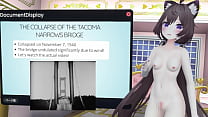 [Naked VTuber Lecture] A Pendulum Whose Amplitude Increases with Wind!? ~ Why Did the Tacoma Narrows Bridge Collapse? ~