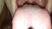 Mouth Fetish - Silvia Mouth Video 2