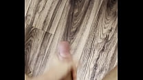 Horny Twink Jerking Off. Huge Cumshot and Moaning