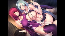 Fate/Empire of Dirt Scathach & Brünnhilde all sex scenes (no sound)