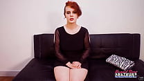 Short Haired Redhead Marla Gets A Deep Trick And Wet Treat On Her Pussy!