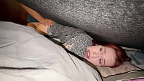 Step son took of the helplessness of Stepmother stuck under the bed