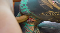 Tattoo Artist Turned Anal Toy – Pornstar Fucked by Her Own Customer
