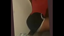 Big black booty bouncing in short shorts